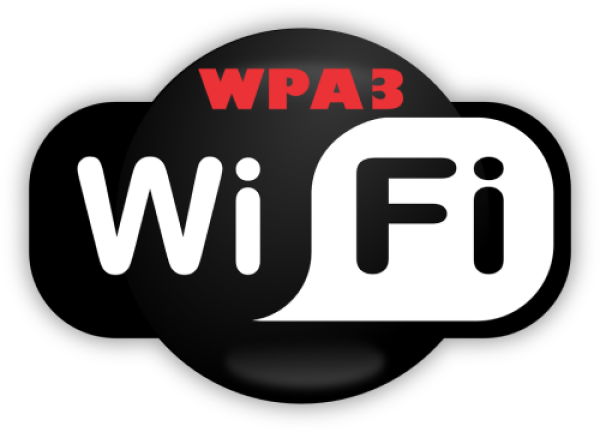 logo de wifi con el texto wpa3